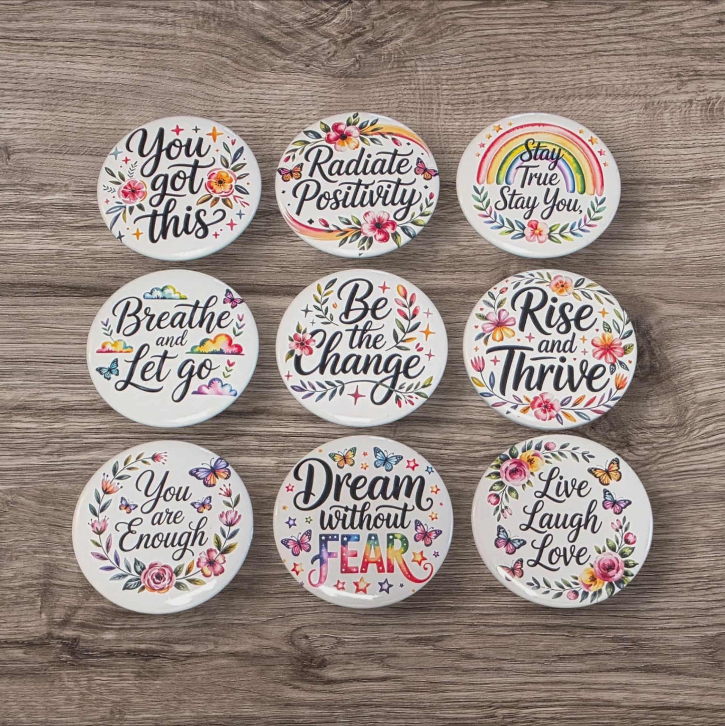 Feel-Good Floral Magnets